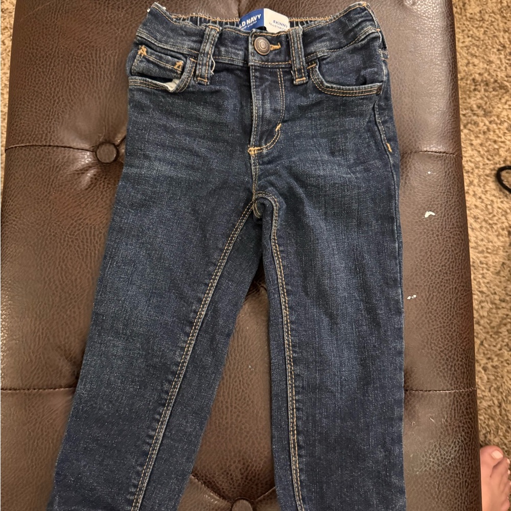 Old Navy Blue Straight-Leg Jeans